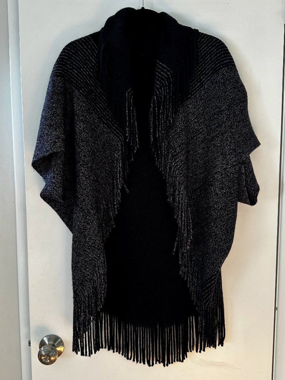 Anthropologie Do Everything In Love Fringe Wrap Cardigan